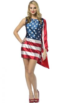 USA Flag Dress 4th of july costumes