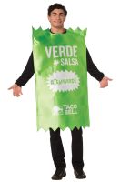 Taco Bell Sauce Packet Verde Adult Costume
