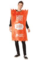 Taco Bell Sauce Packet Hot Adult Costume