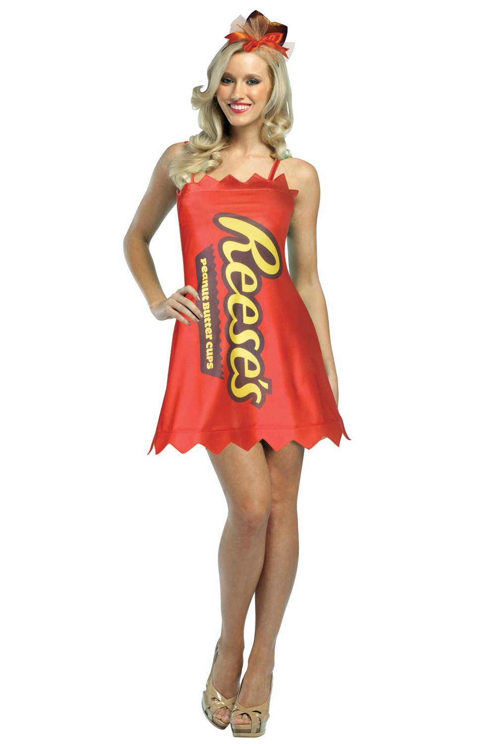 Reeses Cup Dress Adult Costume.