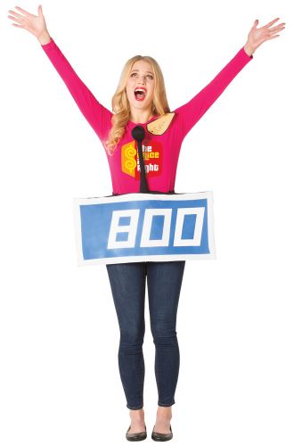 Price is Right Contestant Row Blue Adult Costume