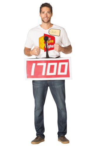 Price is Right Contestant Row Red Adult Costume