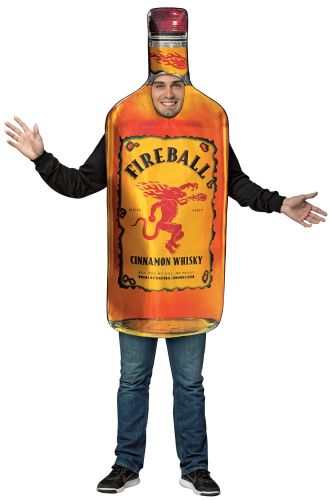 Fireball Get Real Bottle Adult Costume