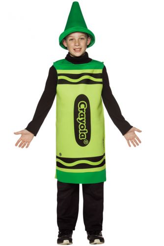 Crayola Green Child Costume (7-10)