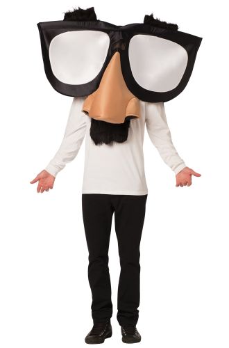 Funny Nose Glasses Adult Costume