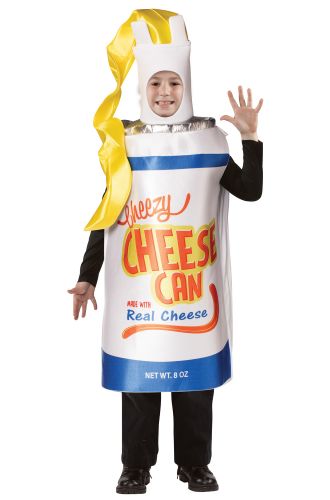 Cheezy Cheese Spray Can Child Costume