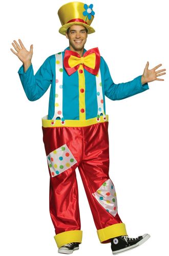 Clown Male Adult Costume