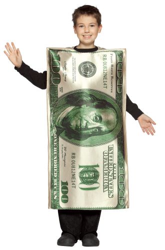 100 Dollar Bill Child Costume