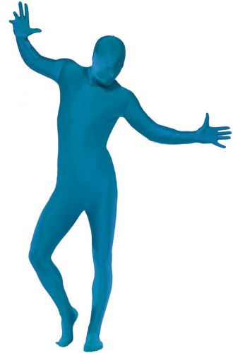 Second Skin Suit Adult Costume (Blue)
