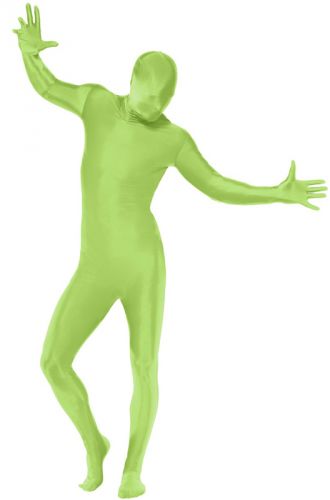 Second Skin Suit Adult Costume (Green)