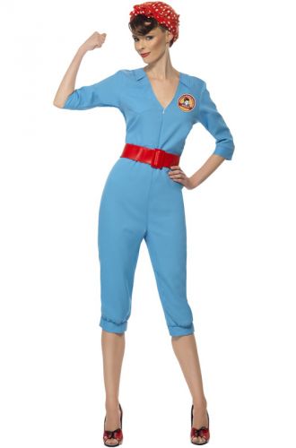 1940s Factory Girl Adult Costume Costume