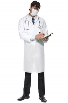 COVID-19-Appropriate costumes Hospital Doctor Adult Costume