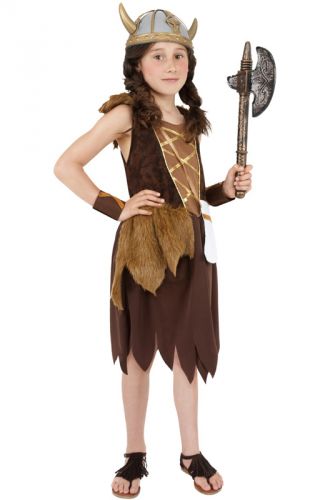Viking Girl Child Costume