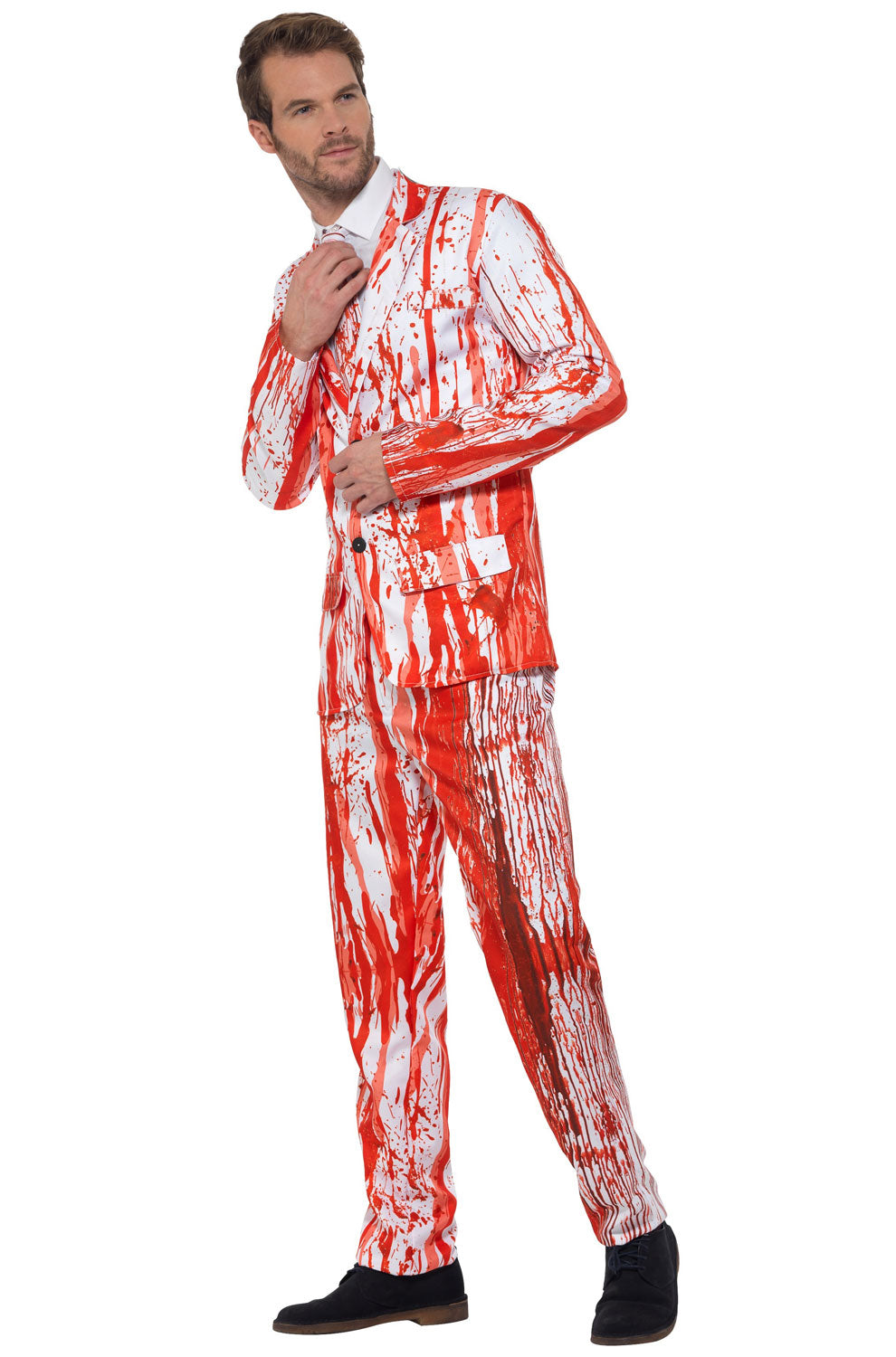Blood Drip Adult Halloween Mens Formal Suit