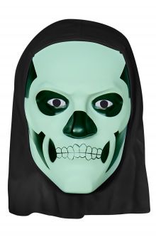 Fortnite Skull Trooper Green Glow Adult Mask