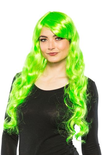 Green Enchantra Wig Adult party halloween fun fancy dress 24445 