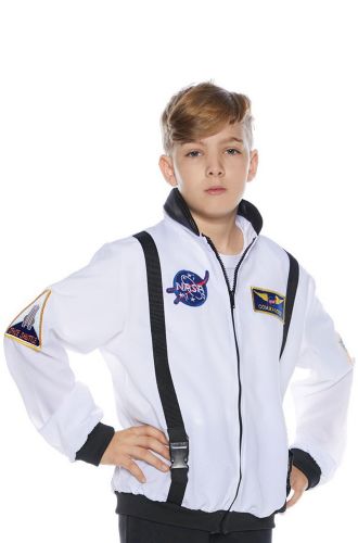 Astronaut Jacket Child Costume (White)