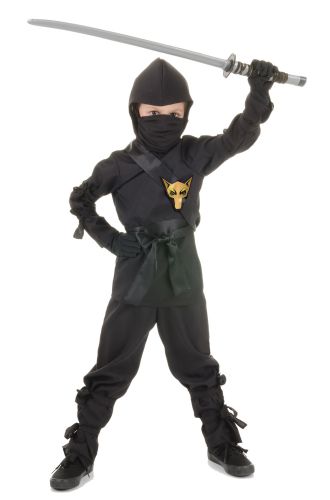 Secret Ninja Child Costume (Black)