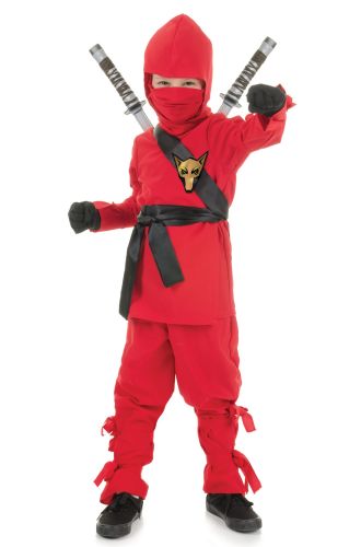 Secret Ninja Child Costume (Red)