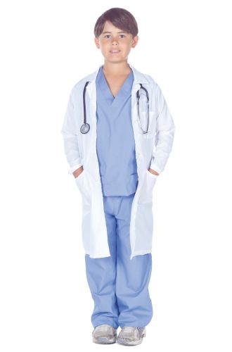 Doctor Scrubs with Lab Coat Child Costume