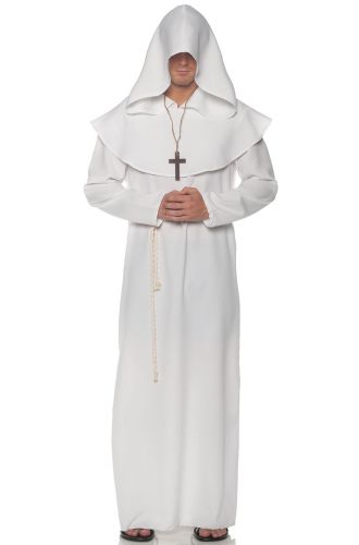 Religious Monk Adult Costume (White)