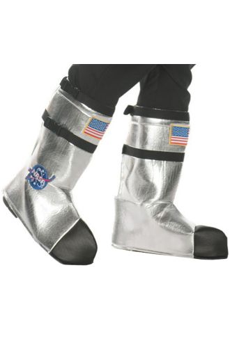 Astronaut Adult Boot Tops (Silver)