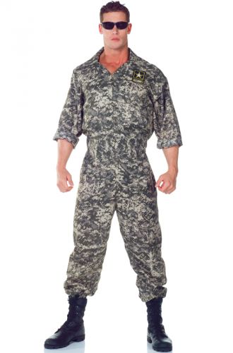 Army Jumpsuit Plus Size Costume