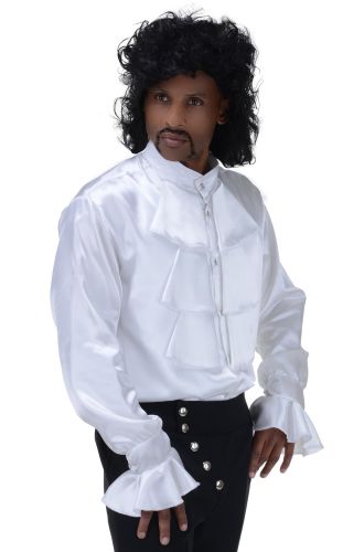 Pop Star Shirt White Adult Costume